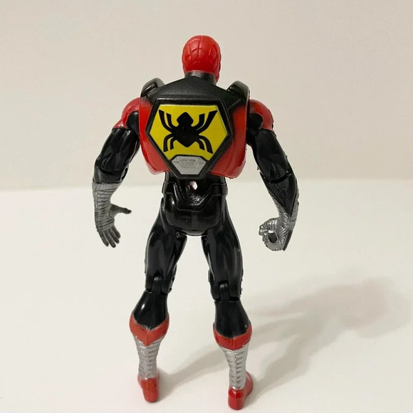 Vtg 1996 Toy Biz Techno  Wars Radioactive Spider Armor Spider Man Action Figure - Picture 7 of 16